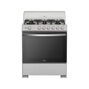 Estufa de piso con copete 30¨ MASTER COOK Plus Silver