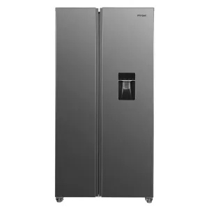 Refrigerador Xpert Inverter Side by Side con dispensador de agua Gris