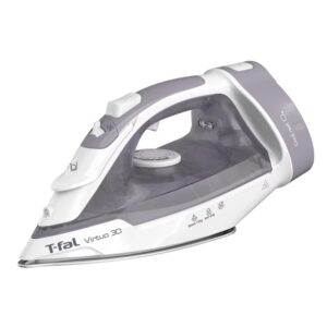 T-fal Plancha de Vapor Cordreel Virtuo 30, Con Cable Retráctil, Sistema Auto- off, 1500W, Suela de Cerámica